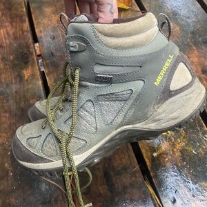 merrell women’s dusty olive hiking shoes